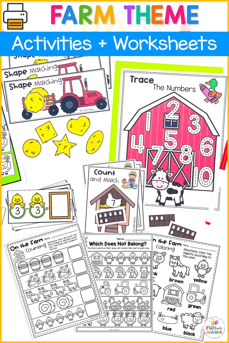 14 Farm Activities For Preschoolers Fun With Mama 14 Farm Activities For Preschoolers Fun With Mama