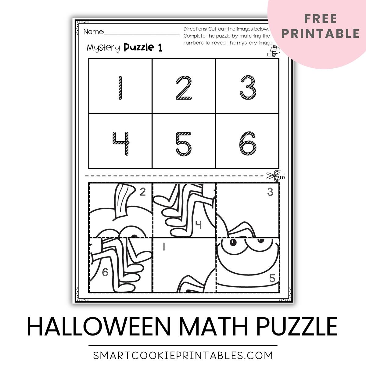 2 Free And Fun Halloween Number Matching Mystery Puzzle Activities For Preschoolers Smart Cookie Printables 2 Free And Fun Halloween Number Matching Mystery Puzzle Activities For Preschoolers Smart Cookie Printables