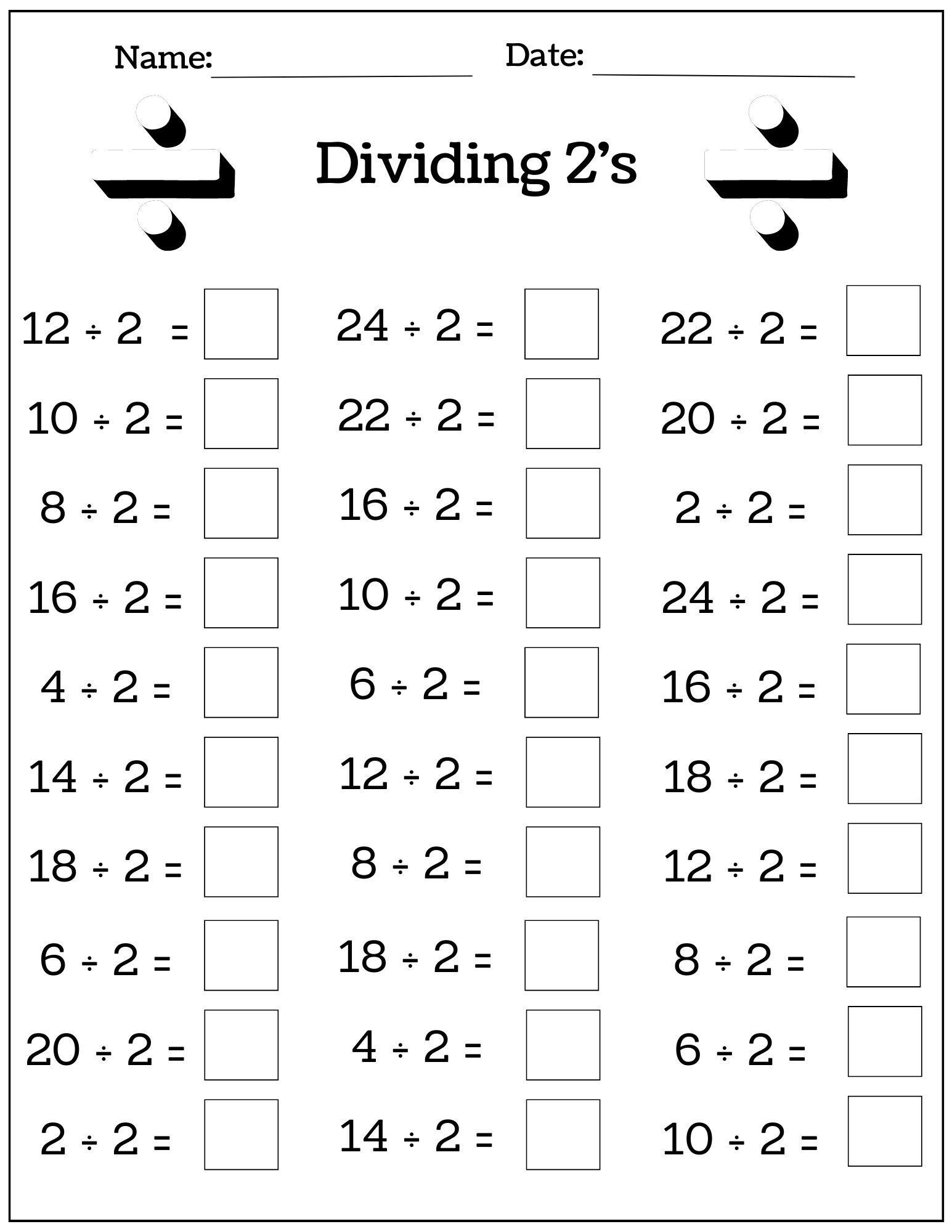 24 Printable Multiplication And Division Worksheets 1 12 Fill In The Blanks With Answer Pages Maths Drills Etsy Denmark