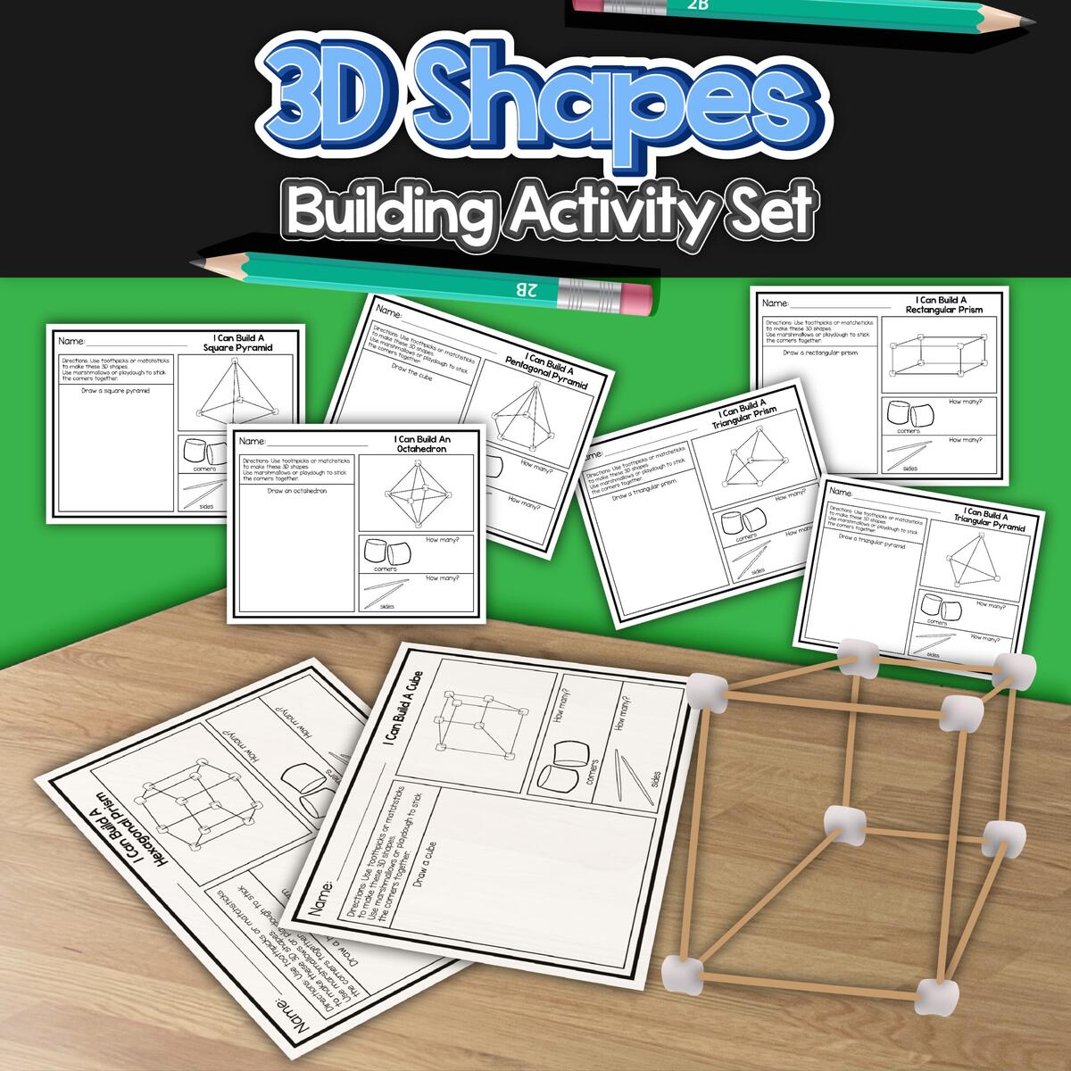 3D Shape Building Cards Free Printable Little Bins For Little Hands 3D Shape Building Cards Free Printable Little Bins For Little Hands