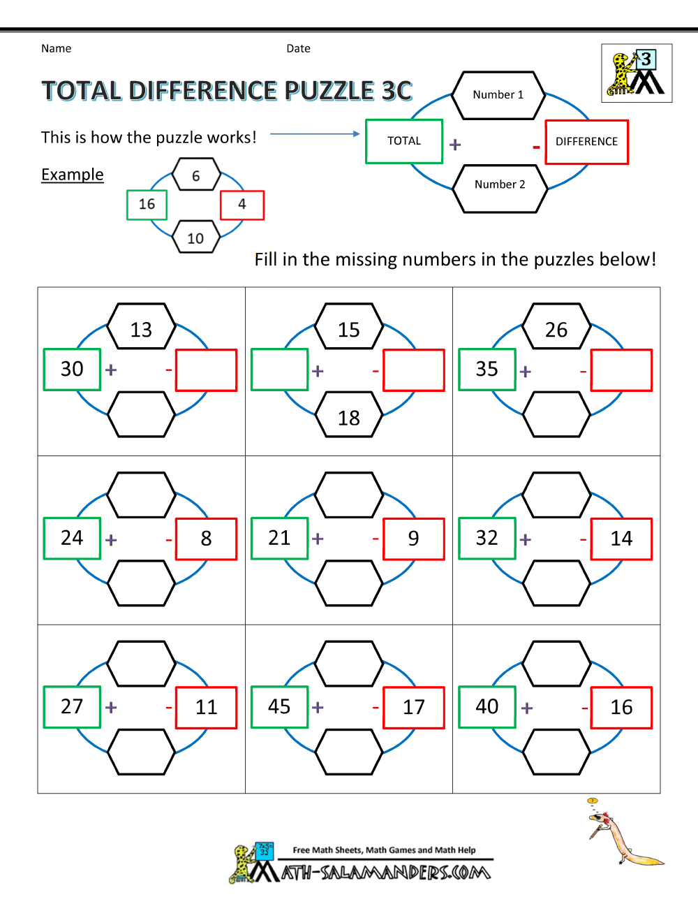 Third Grade Math Worksheets PDF Free Download
