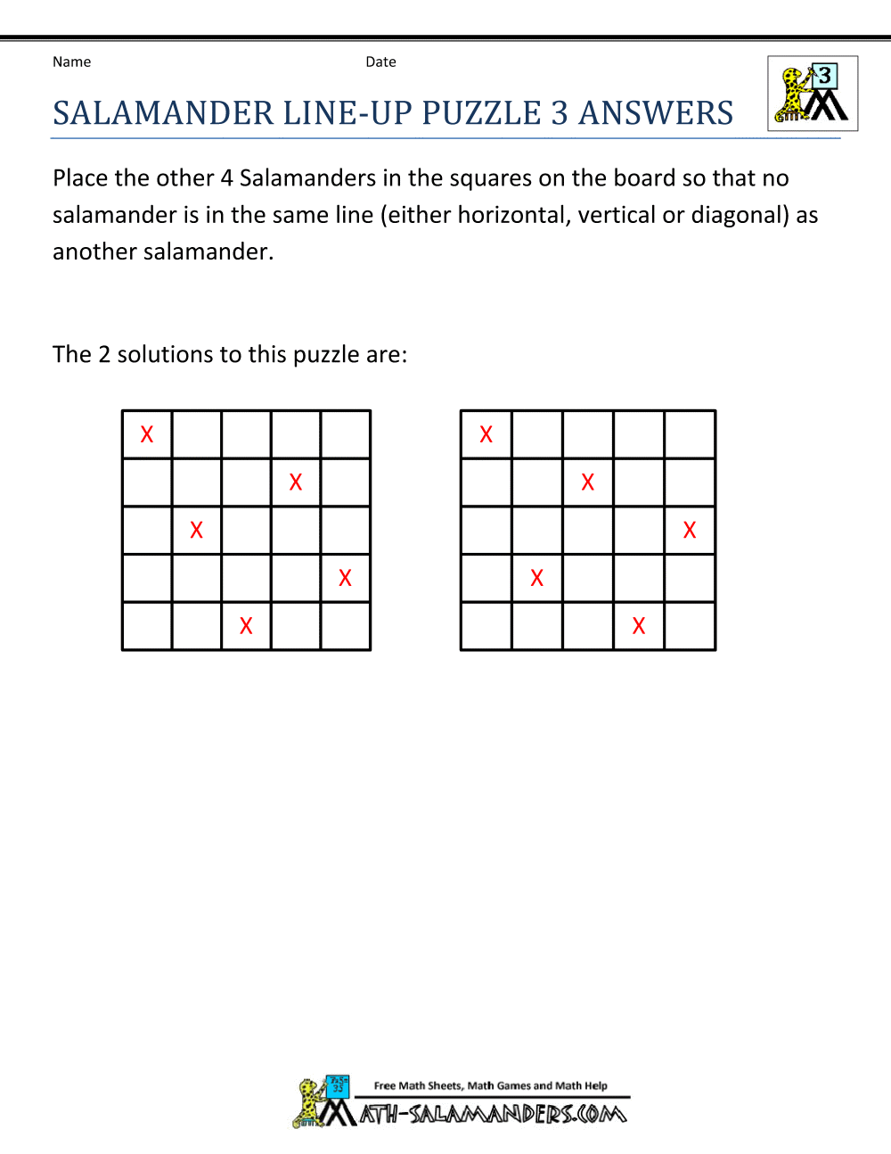 3rd Grade Math Puzzles Worksheets Worksheets Library