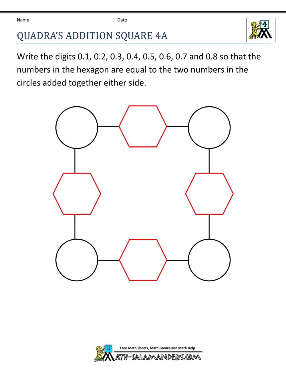 4th Grade Math Puzzles