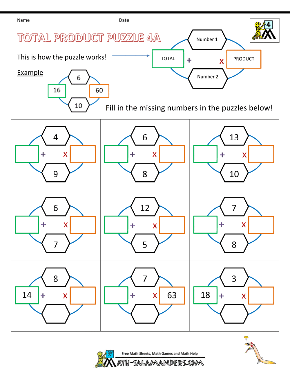 4th Grade Math Puzzles Math Puzzles Galore Engaging And Educational Worksheets For Kids Ages 2 12