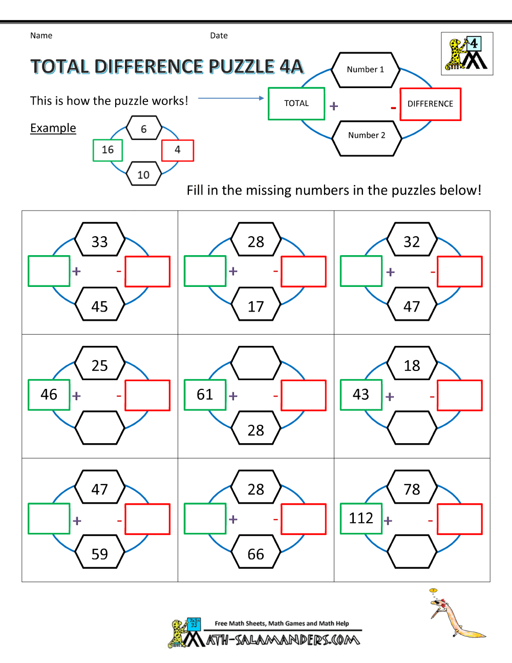 Free Printable Math Puzzles For The Classroom FREE PDFs