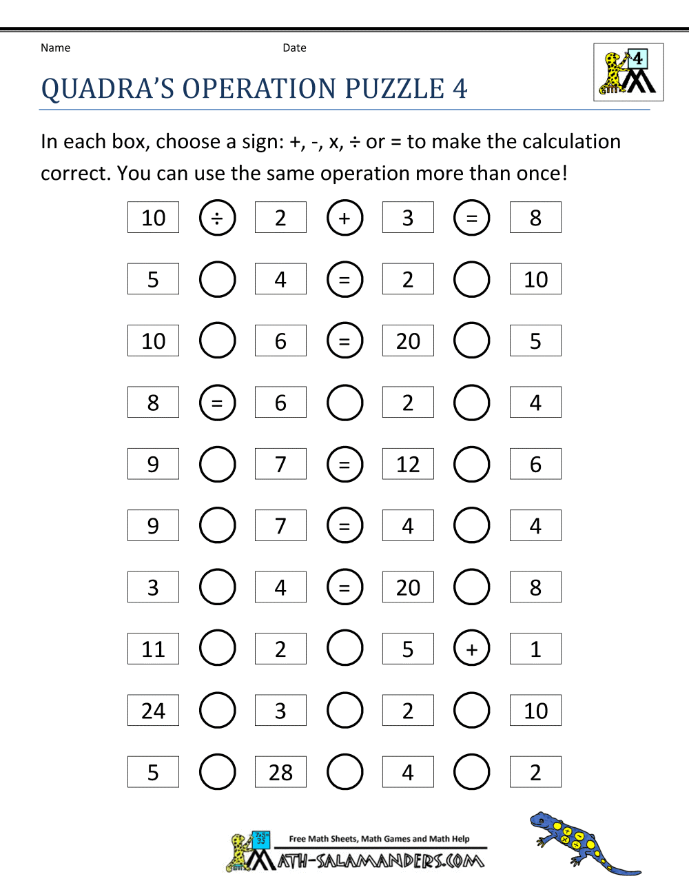 4th Grade Math Puzzles Worksheets Library 4th Grade Math Puzzles Worksheets Library