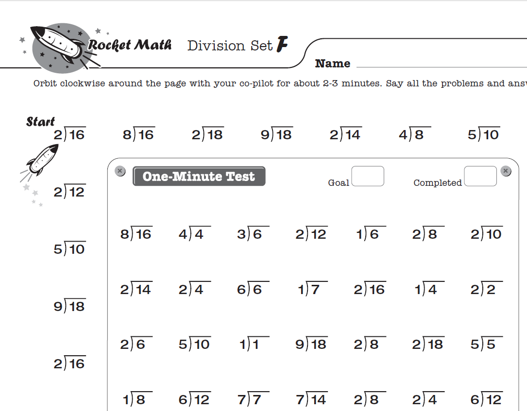 4th Grade Math Worksheets Rocket Math Math Multiplication Worksheets 4th Grade