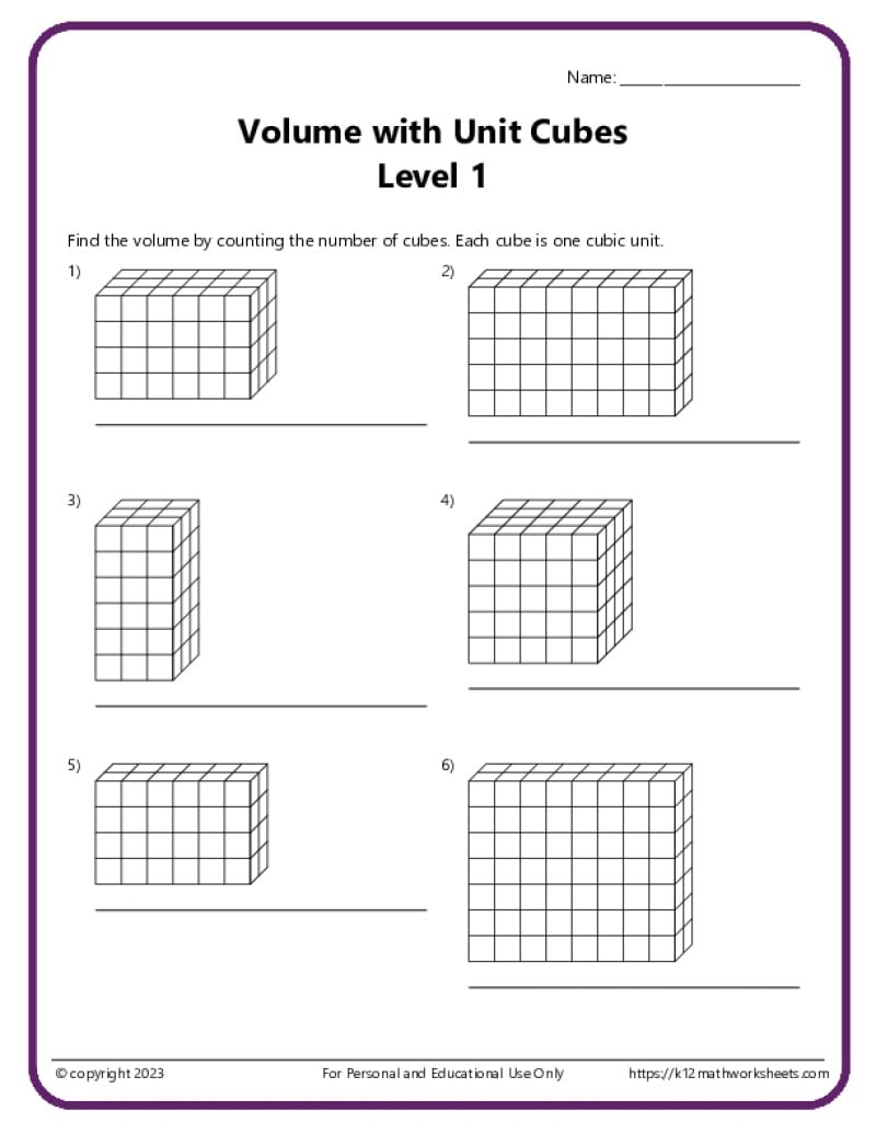 5th Grade Math Worksheets 5th Grade Math Worksheets