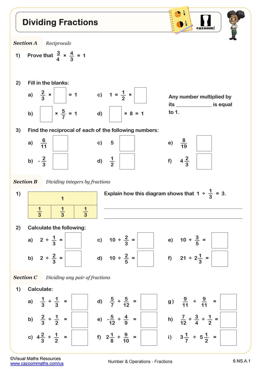 6th Grade Math Worksheets Printable PDF Worksheets Cazoom Math Math Worksheets Superstar Worksheets