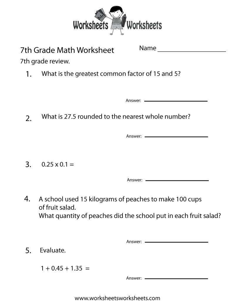 7th Grade Math Review Worksheet Worksheets Worksheets Worksheets Library 7th Grade Math Review Worksheet Worksheets Worksheets Worksheets Library