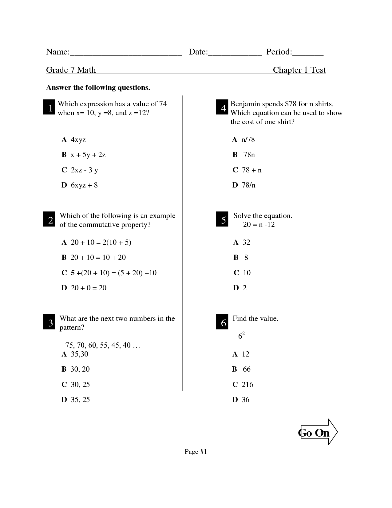 7Th Grade Math Standards Tn Worksheets Library 7Th Grade Math Standards Tn Worksheets Library
