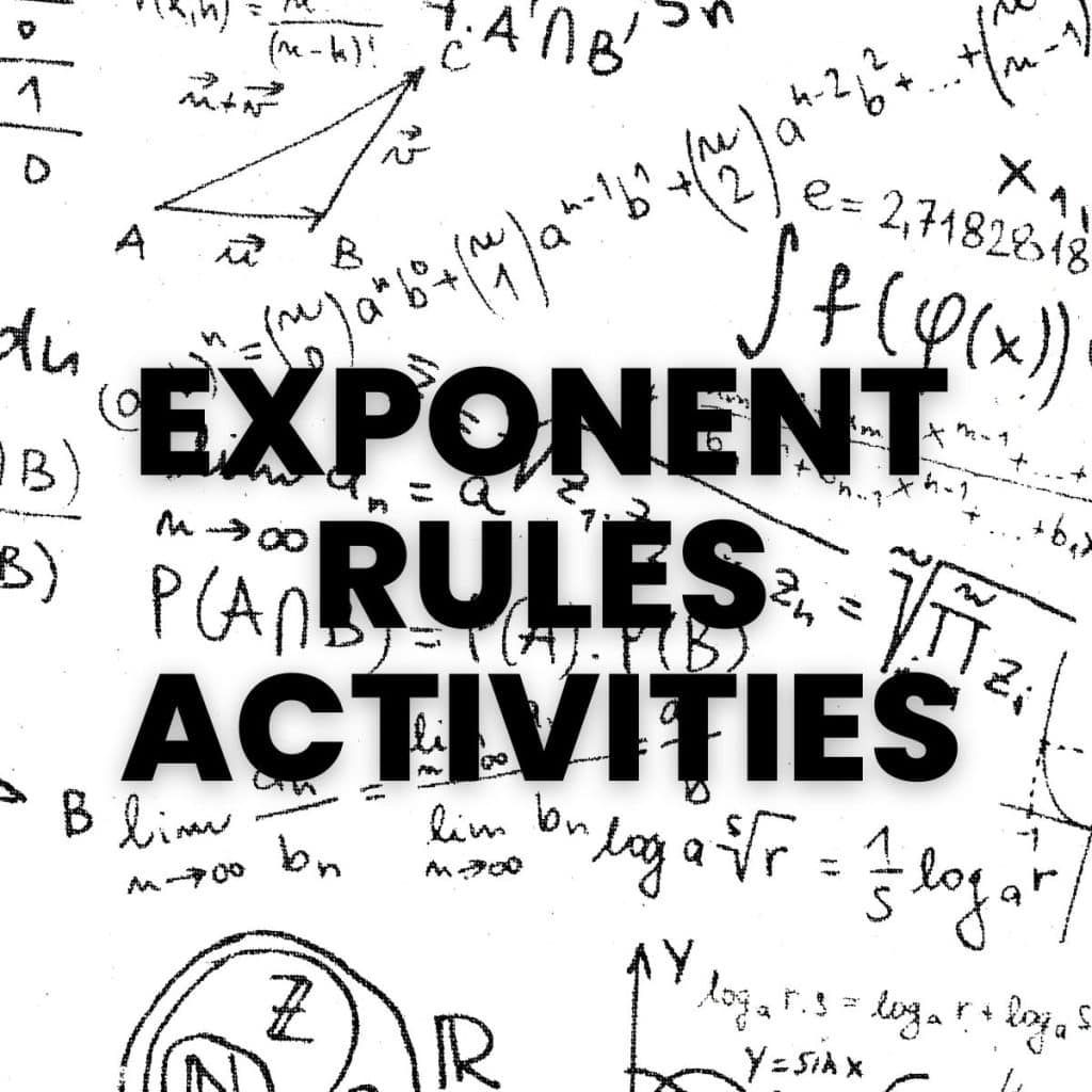 9 Fun Exponent Rules Activities With Free Printable PDFs 9 Fun Exponent Rules Activities With Free Printable PDFs