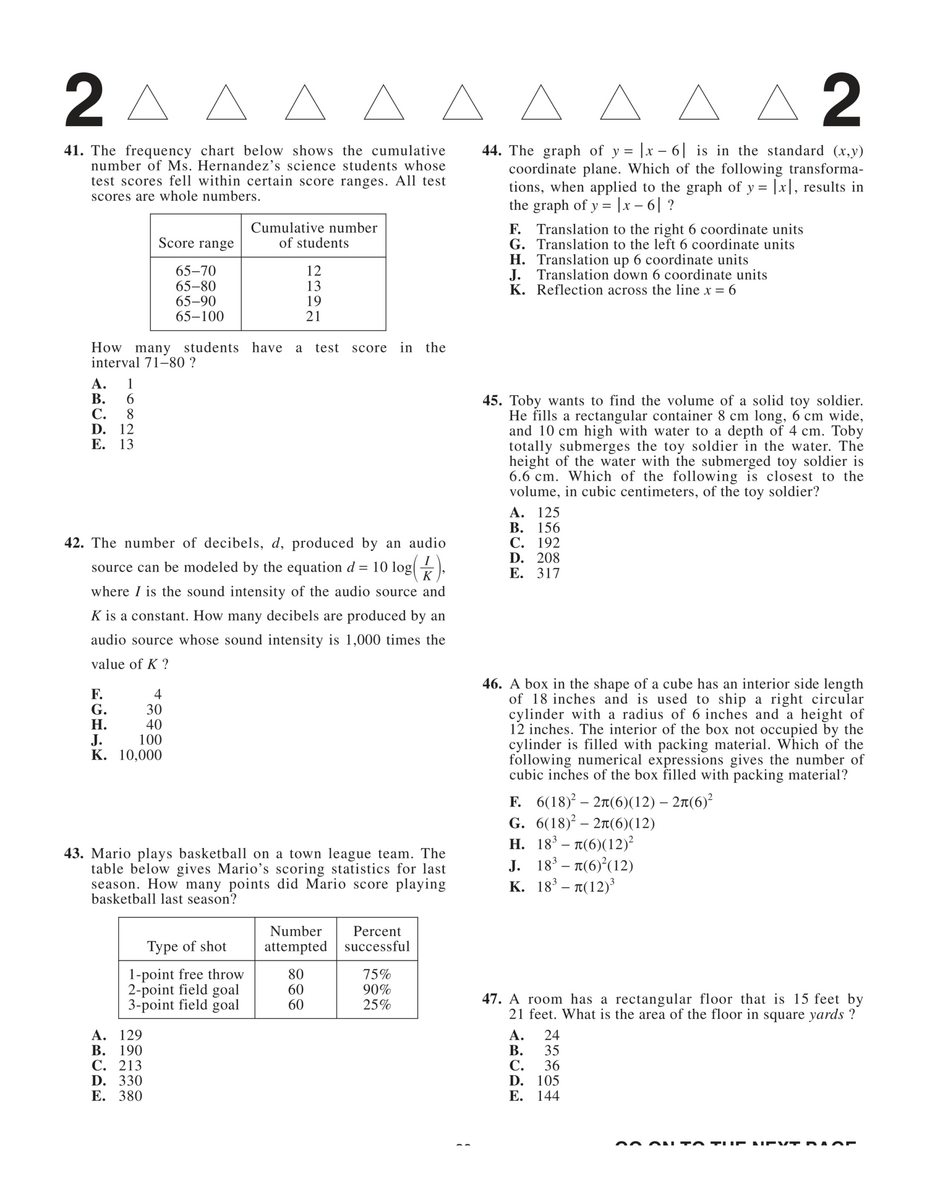 ACT Practice 41 47 Jill Goodwin Library Formative