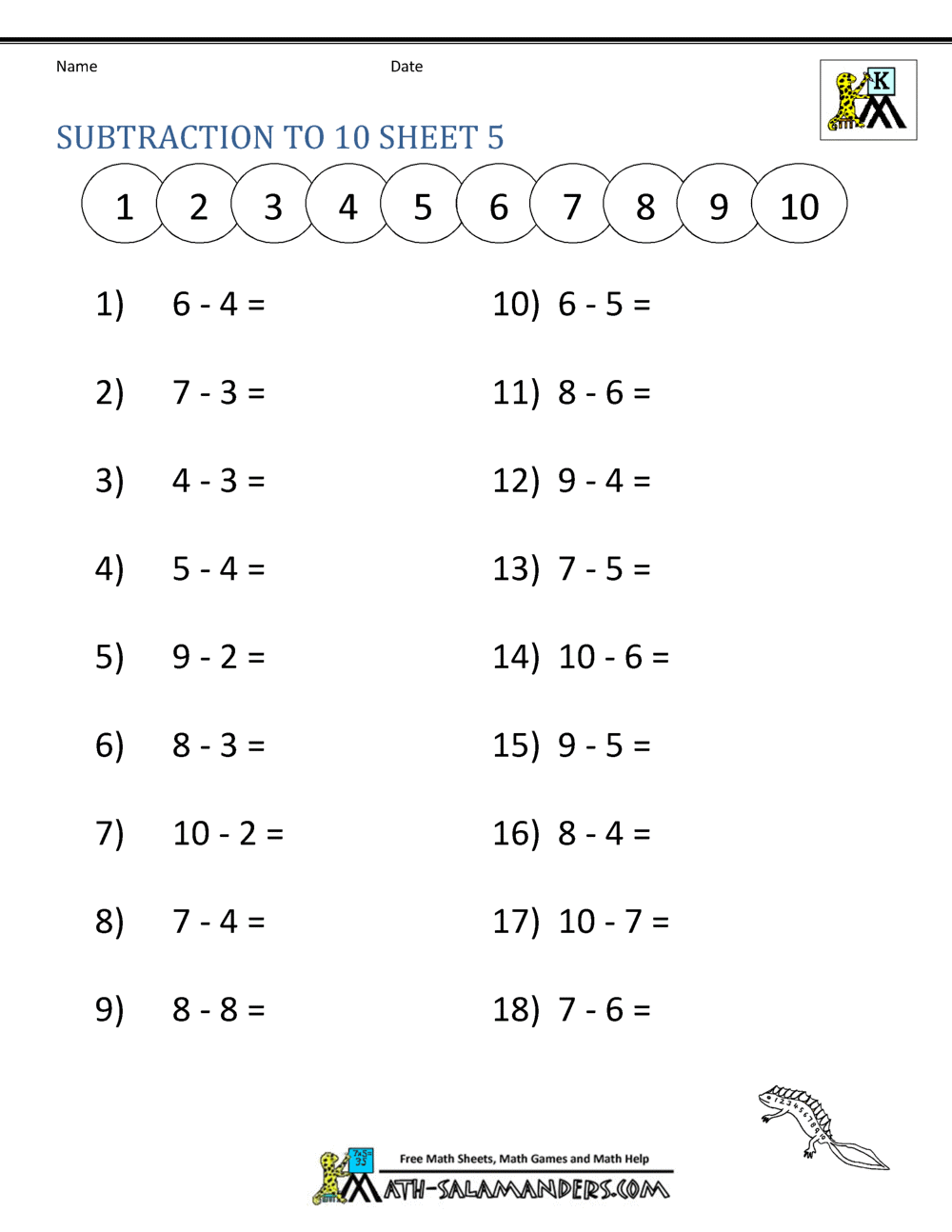 Addition And Subtraction Worksheets For Kindergarten Free Math Worksheet For 5 Year Olds Download Free Math Worksheet For 5 Year Olds Png Images Free Worksheets On Clipart Library
