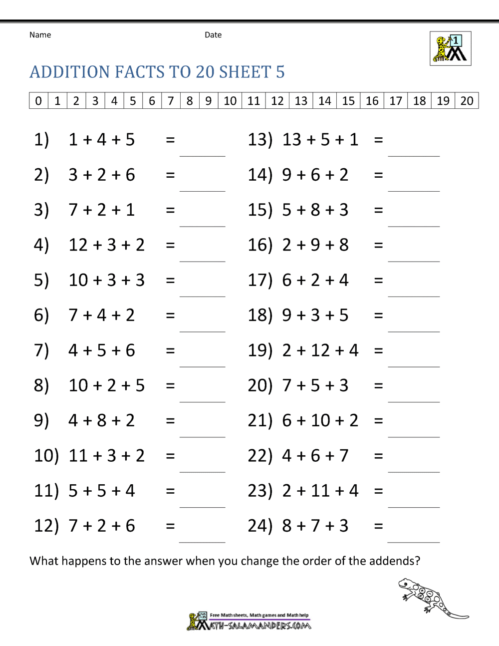 Math Worksheets Superstar Worksheets