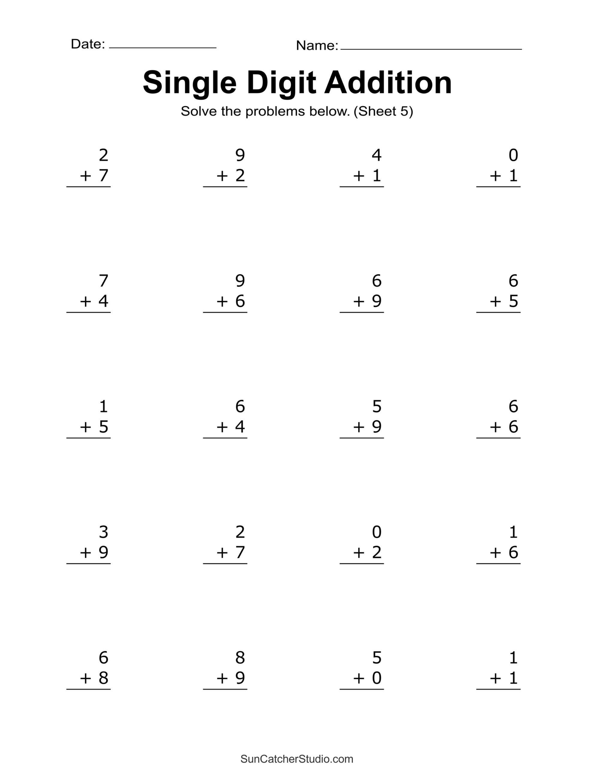 Addition Worksheets Free Printable Easy Math Problems Free Printables Lettering SVG Files Tools Apps Let S Add 1st Grade Math Adding Worksheet Catholic TheCatholicKid