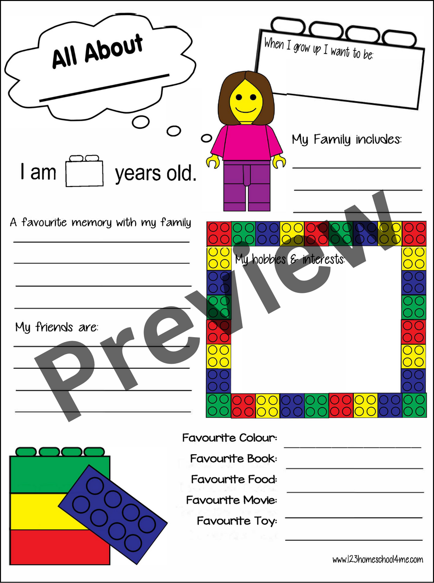 All About Me Lego Worksheets First Day Week Of Back To School Activities Made By Teachers All About Me Lego Worksheets First Day Week Of Back To School Activities Made By Teachers