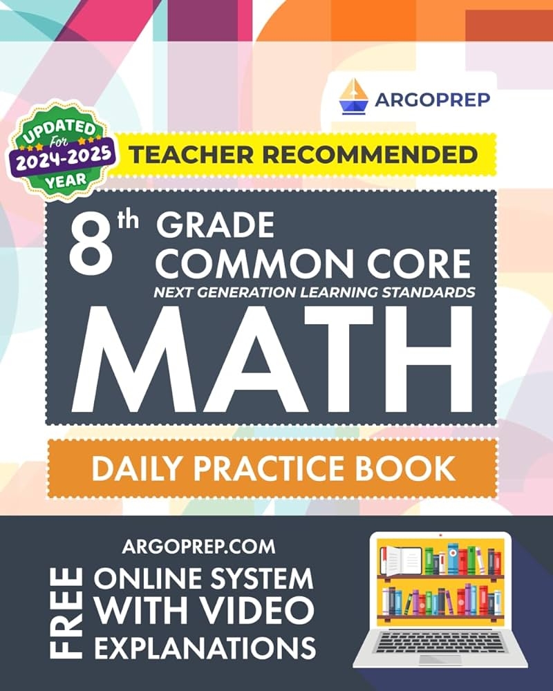 Amazon 8th Grade Common Core Math Daily Practice Workbook Worksheets Library Amazon 8th Grade Common Core Math Daily Practice Workbook Worksheets Library