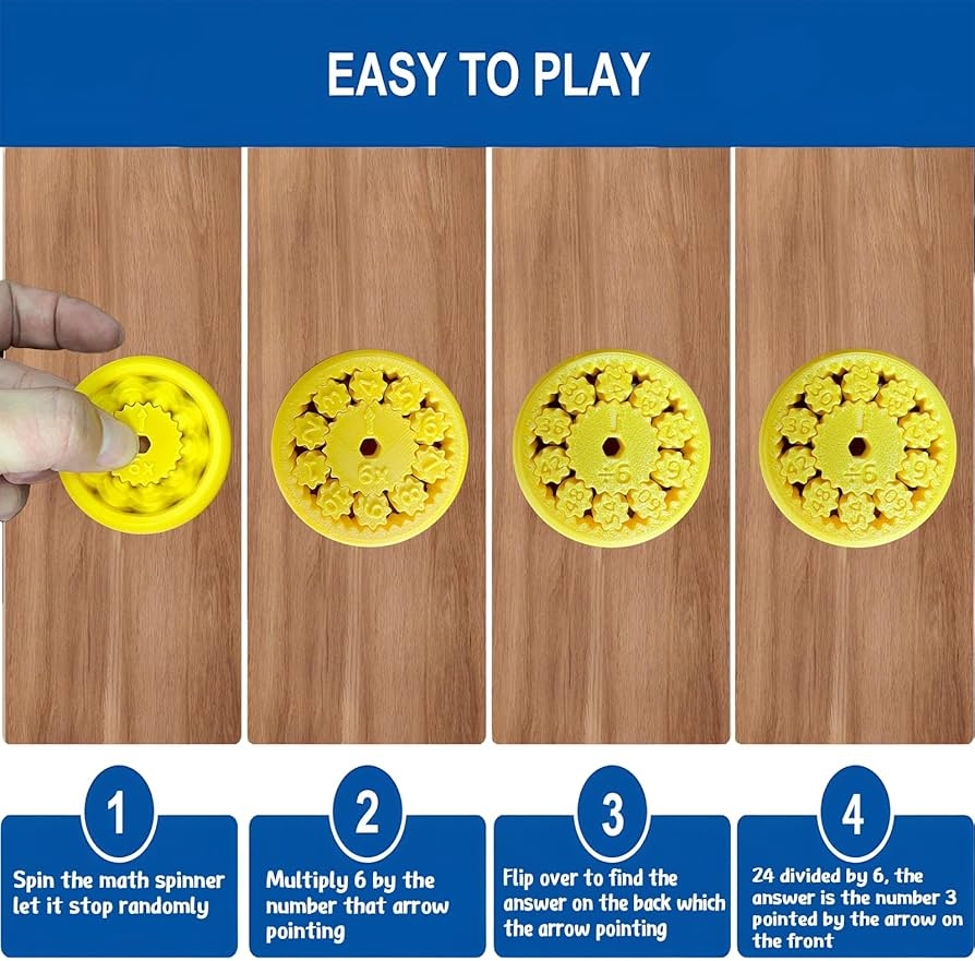Amazon Math Fidget Spinners 3D Printed Educational Math Fact Fidget Spinner Toy Learn Addition Subtraction Multiplication Division Perfect For Kids Stimmers Fidgeters 18pcs Toys Games Amazon Math Fidget Spinners 3D Printed Educational Math Fact Fidget Spinner Toy Learn Addition Subtraction Multiplication Division Perfect For Kids Stimmers Fidgeters 18pcs Toys Games
