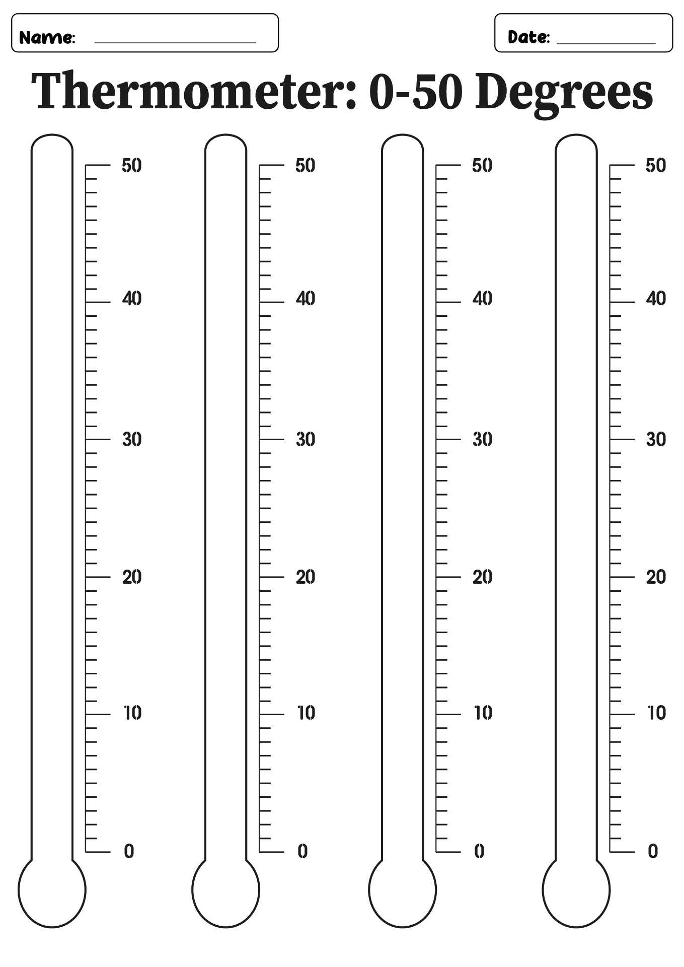 Blank Thermometer 10 Free PDF Printables Printablee Blank Thermometer 10 Free PDF Printables Printablee