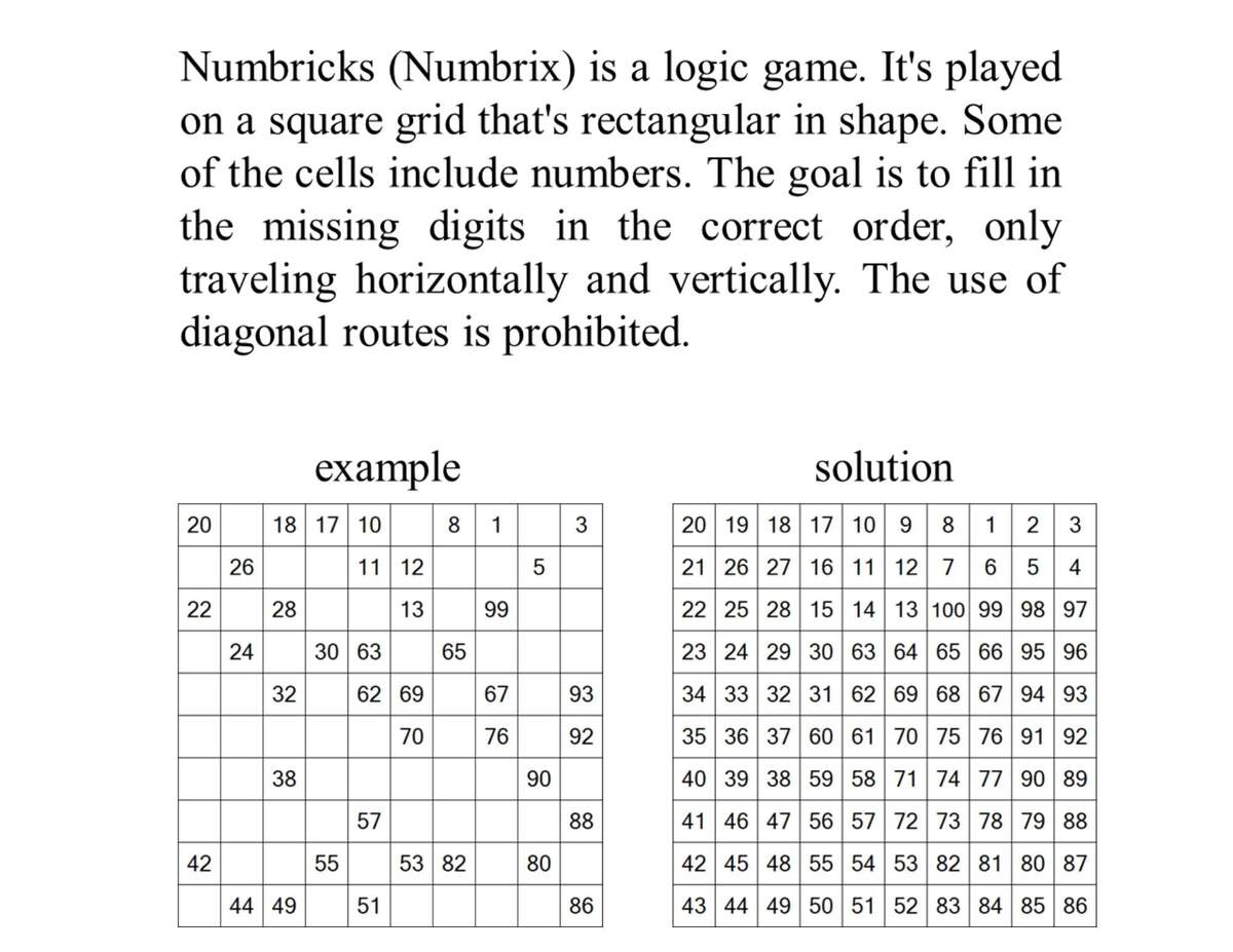 Buy Easy Medium And Hard Numbrix Puzzles Printable PDF 300 Numbricks Puzzle Books Of Brain Teaserss Instant Download Online In India Etsy