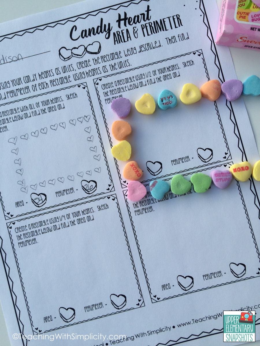Candy Heart Math For Big Kids Upper Elementary Snapshots Candy Heart Math For Big Kids Upper Elementary Snapshots