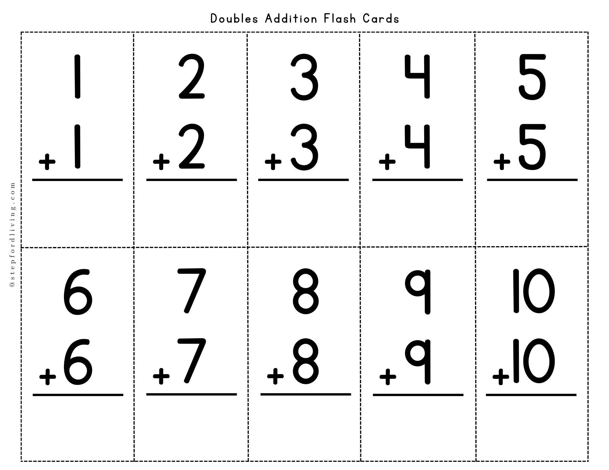 Math Doubles Facts Worksheets To 20 And 100 Algebra Addition With Emojis Printable PDF Etsy
