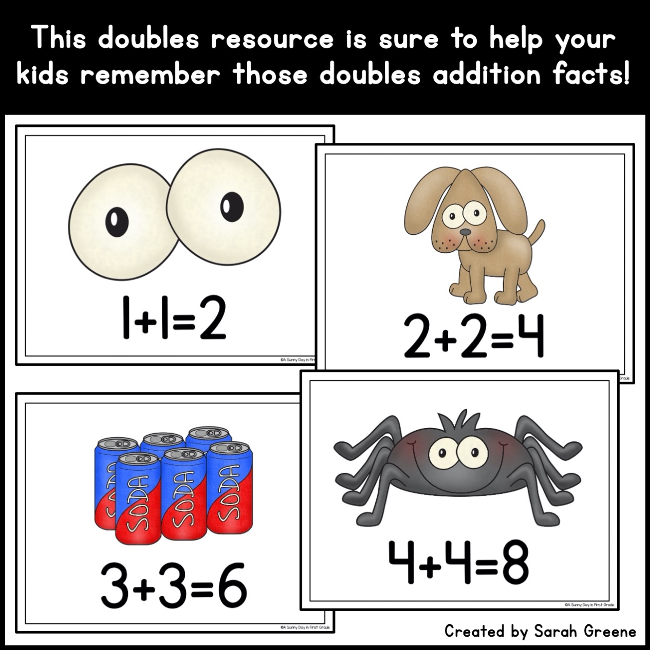 Doubles Facts Posters Mini Book Made By Teachers