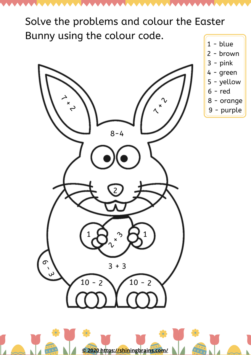 Easter Free Maths Worksheets Easter Activities Easter Free Printable Teaching Resources