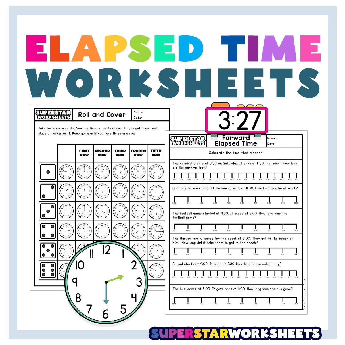Elapsed Time Worksheets Superstar Worksheets Elapsed Time Worksheets Superstar Worksheets