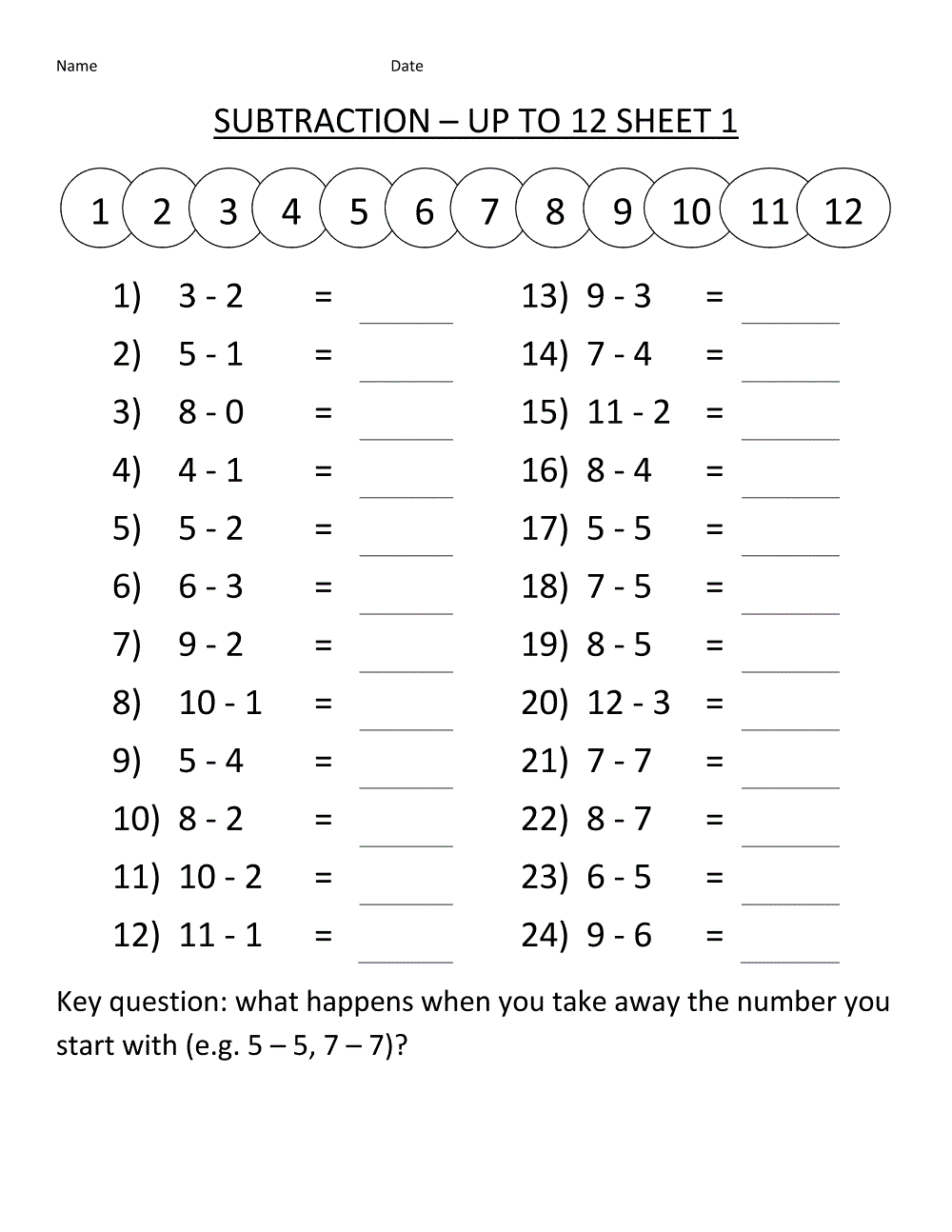 Elementary Mathematics Worksheets Free Multiplication Worksheet To Use And Print Canva
