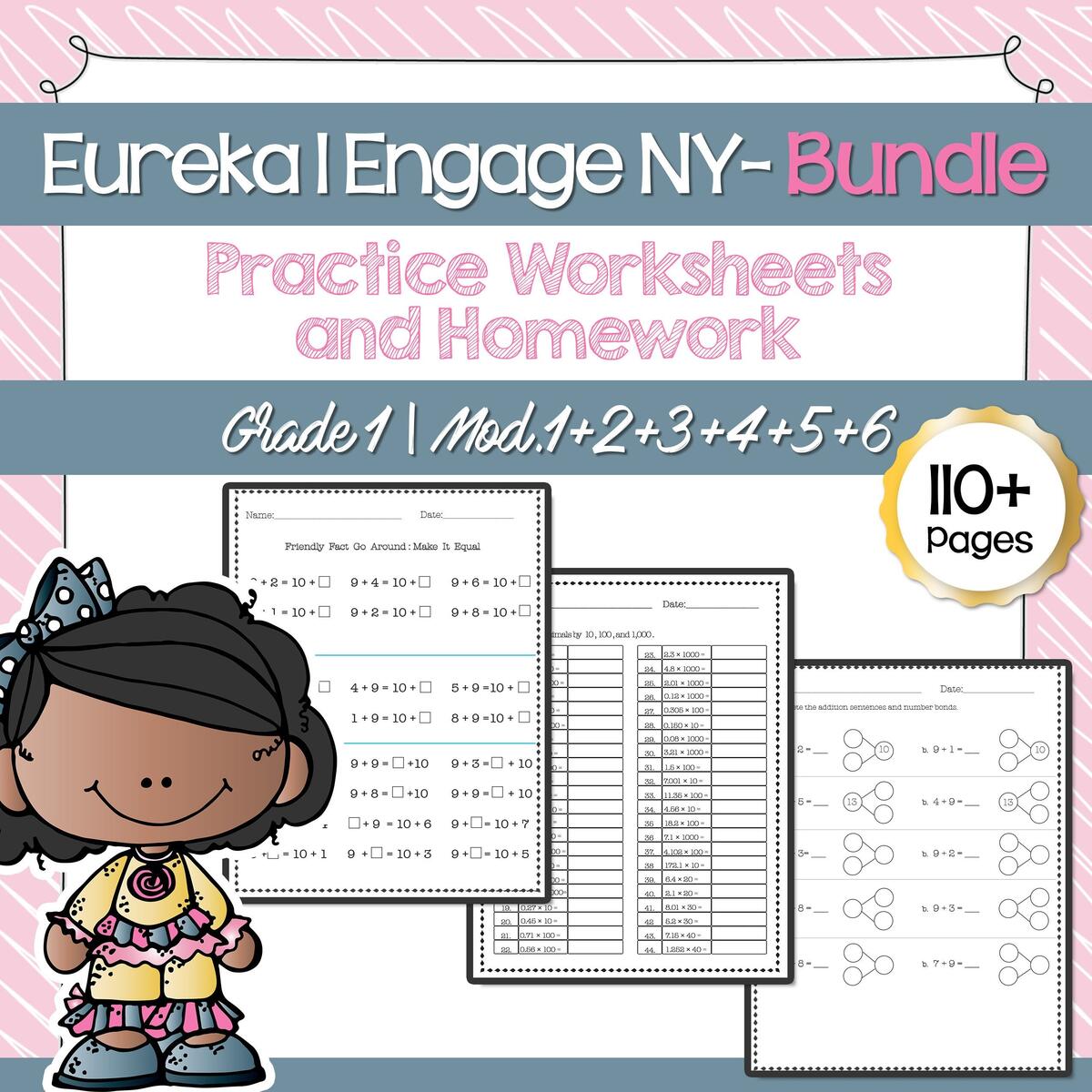 Eureka Math Engage NY Extra Worksheets For 1st Grade BUNDLE All Modules Etsy Eureka Math Engage NY Extra Worksheets For 1st Grade BUNDLE All Modules Etsy