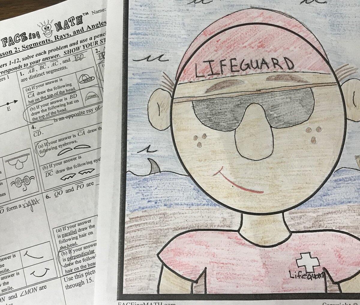 FACEing Math Activity To Practice Geometry I Love Activities That Let My Right Brained Students Shine Teach180 Iteachmath FACEing Math Activity To Practice Geometry I Love Activities That Let My Right Brained Students Shine Teach180 Iteachmath