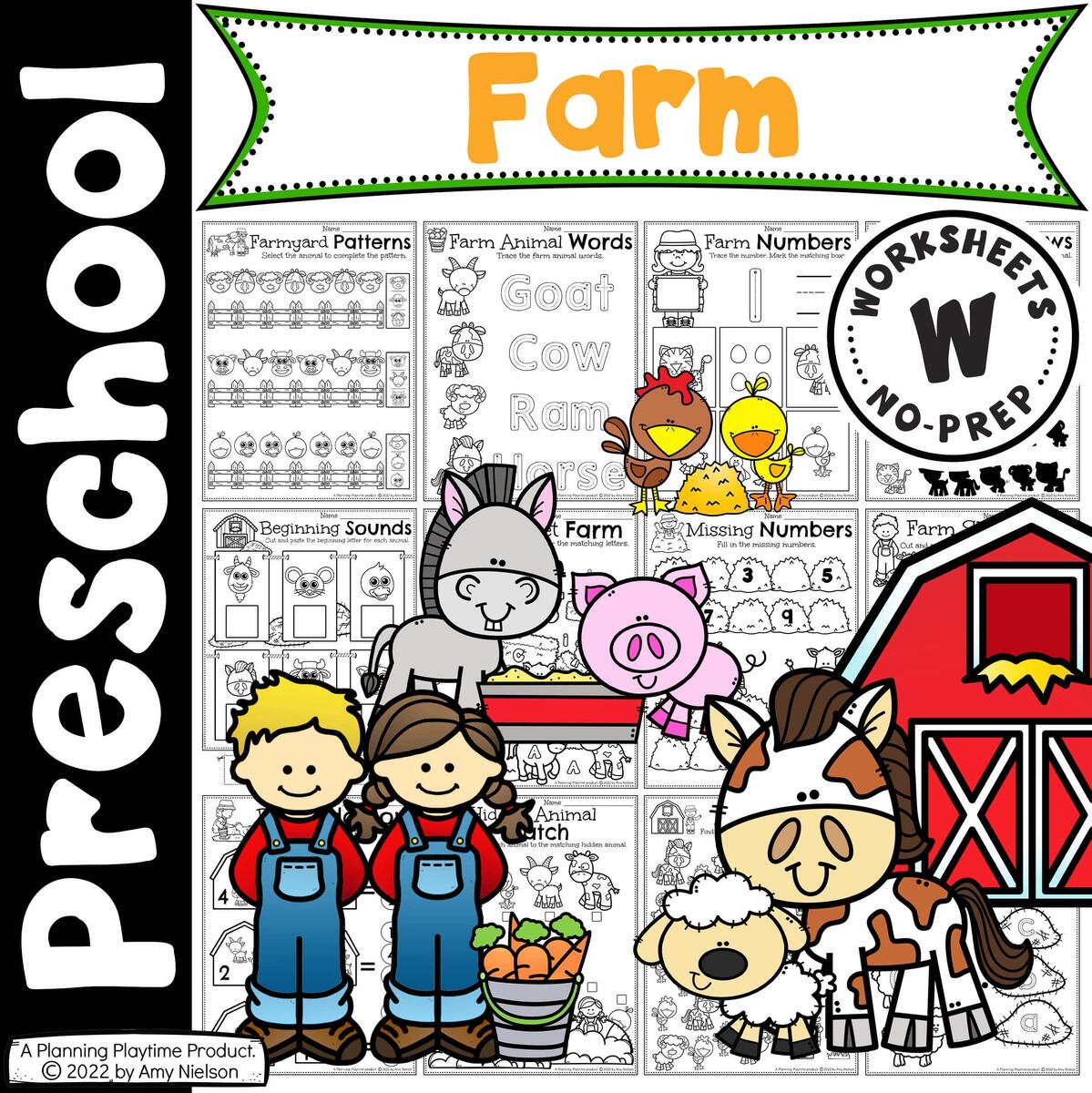 Farm Preschool Worksheets Planning Playtime Farm Preschool Worksheets Planning Playtime