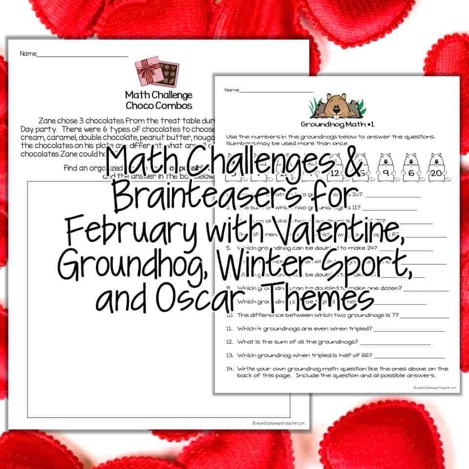 February Math Challenges Brainteasers February Math Challenges Brainteasers