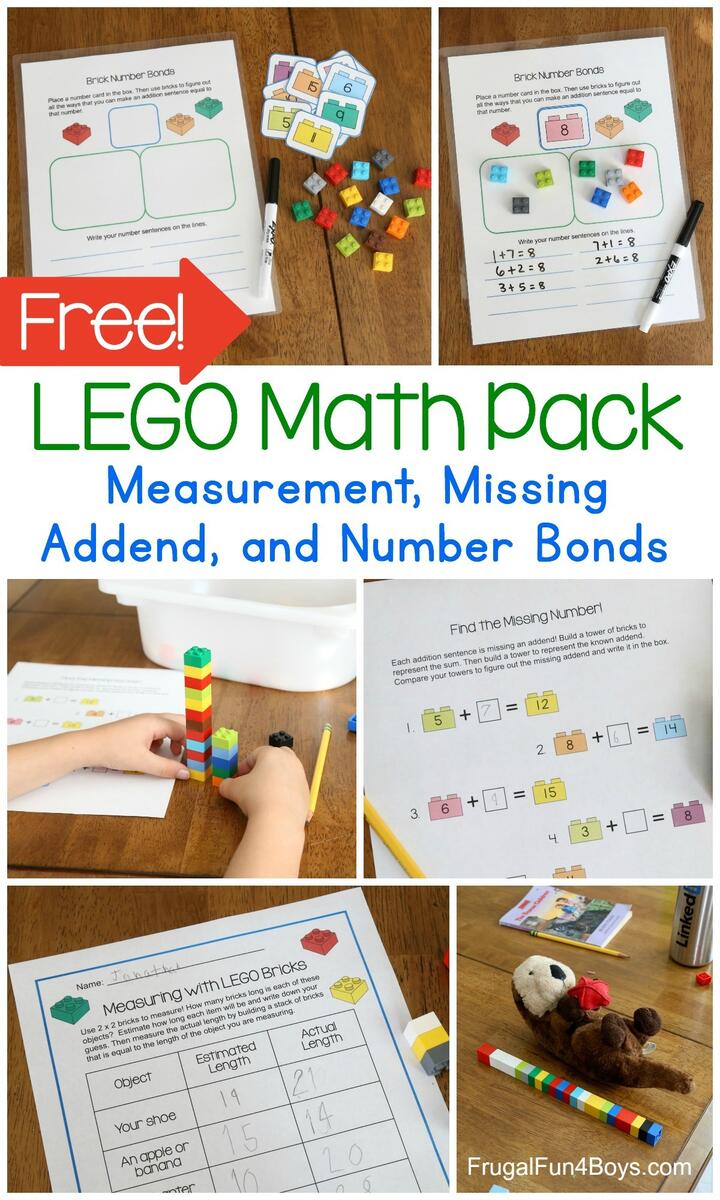First Grade Math With LEGO Bricks Printable Pack Frugal Fun For Boys And Girls First Grade Math With LEGO Bricks Printable Pack Frugal Fun For Boys And Girls