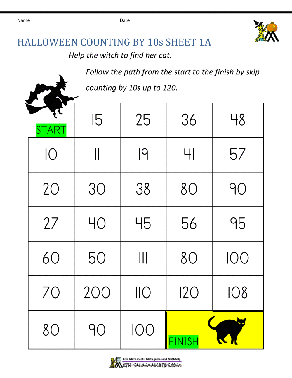 First Grade Math Worksheets Halloween First Grade Math Worksheets Halloween