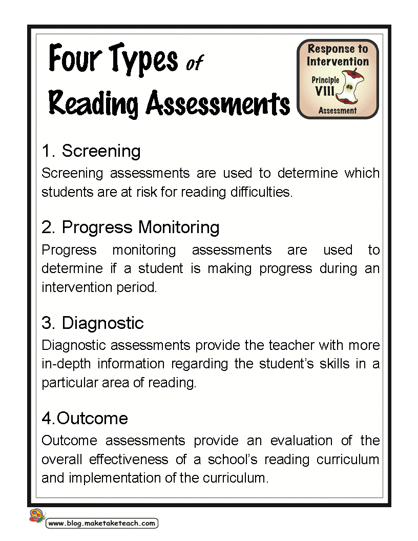 Four Types Of Reading Assessments Blog MakeTakeTeach Four Types Of Reading Assessments Blog MakeTakeTeach