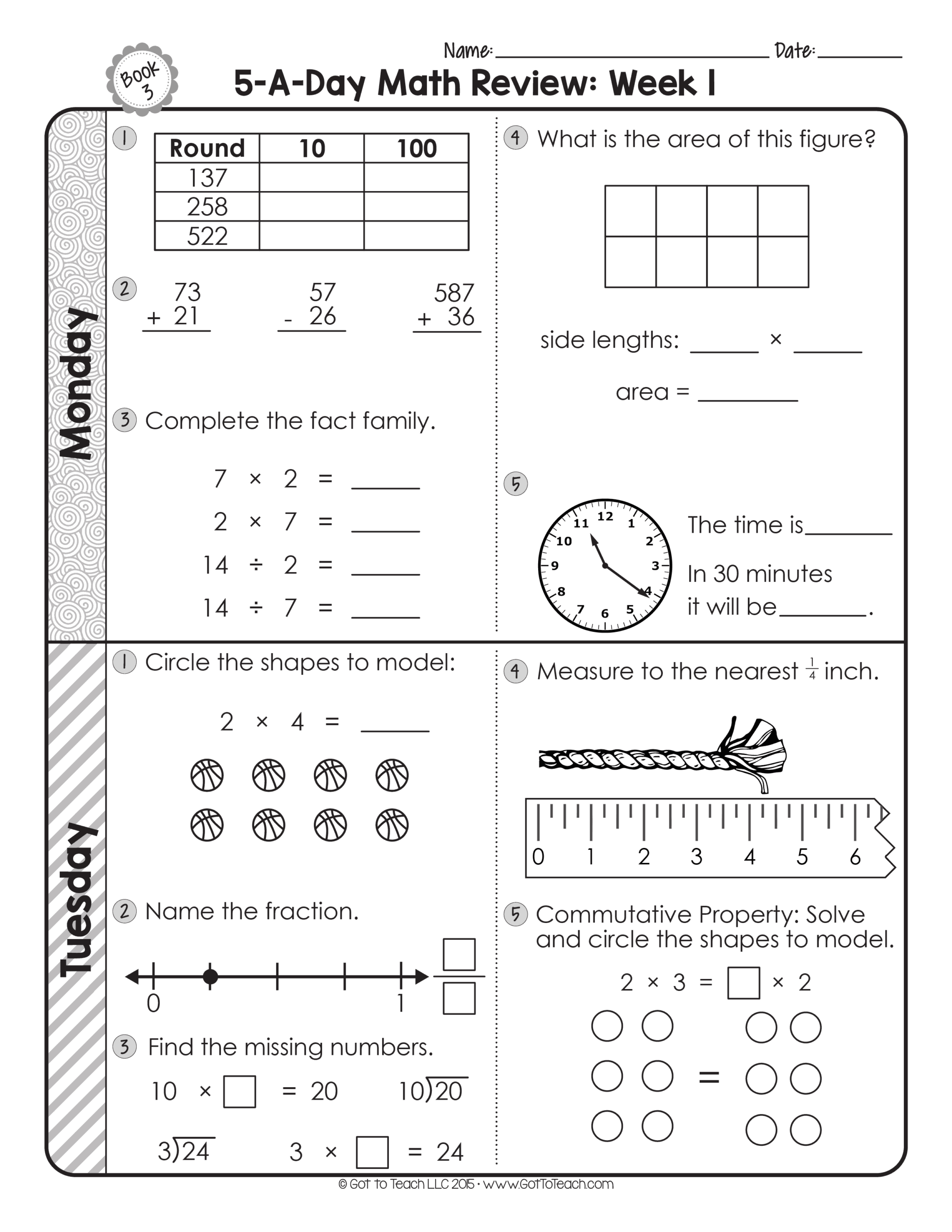 Free 3rd Grade Math Review Worksheet Download Free 3rd Grade Math Review Worksheet Png Images Free Worksheets On Clipart Library