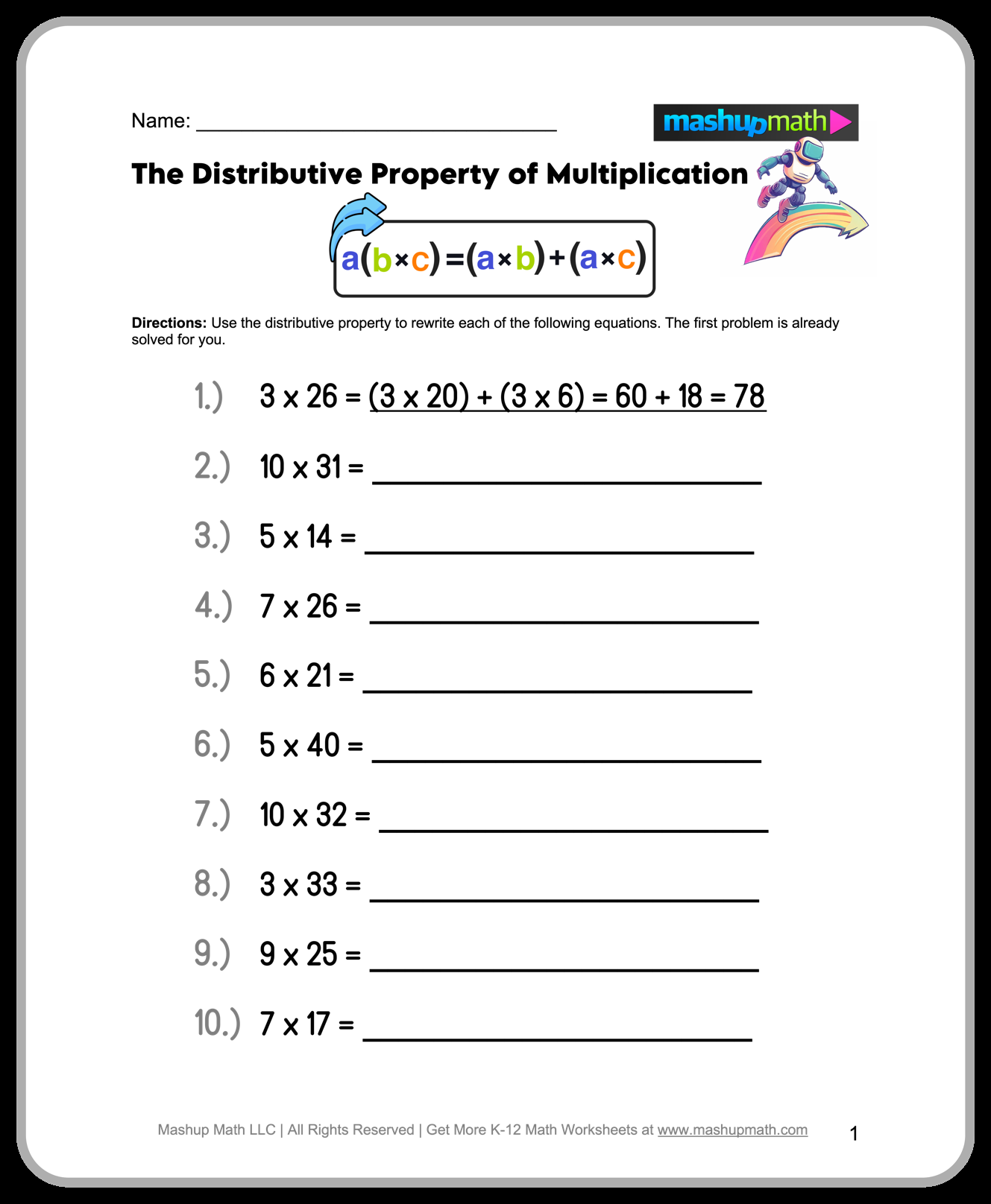 Free 4th Grade Math Worksheets Printable Mashup Math Free 4th Grade Math Worksheets Printable Mashup Math