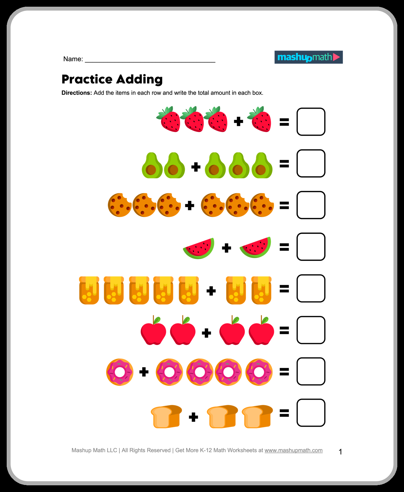 Free Kindergarten Math Worksheets Printable Mashup Math Customize 1 862 Kindergarten Math Worksheets Templates Online Canva