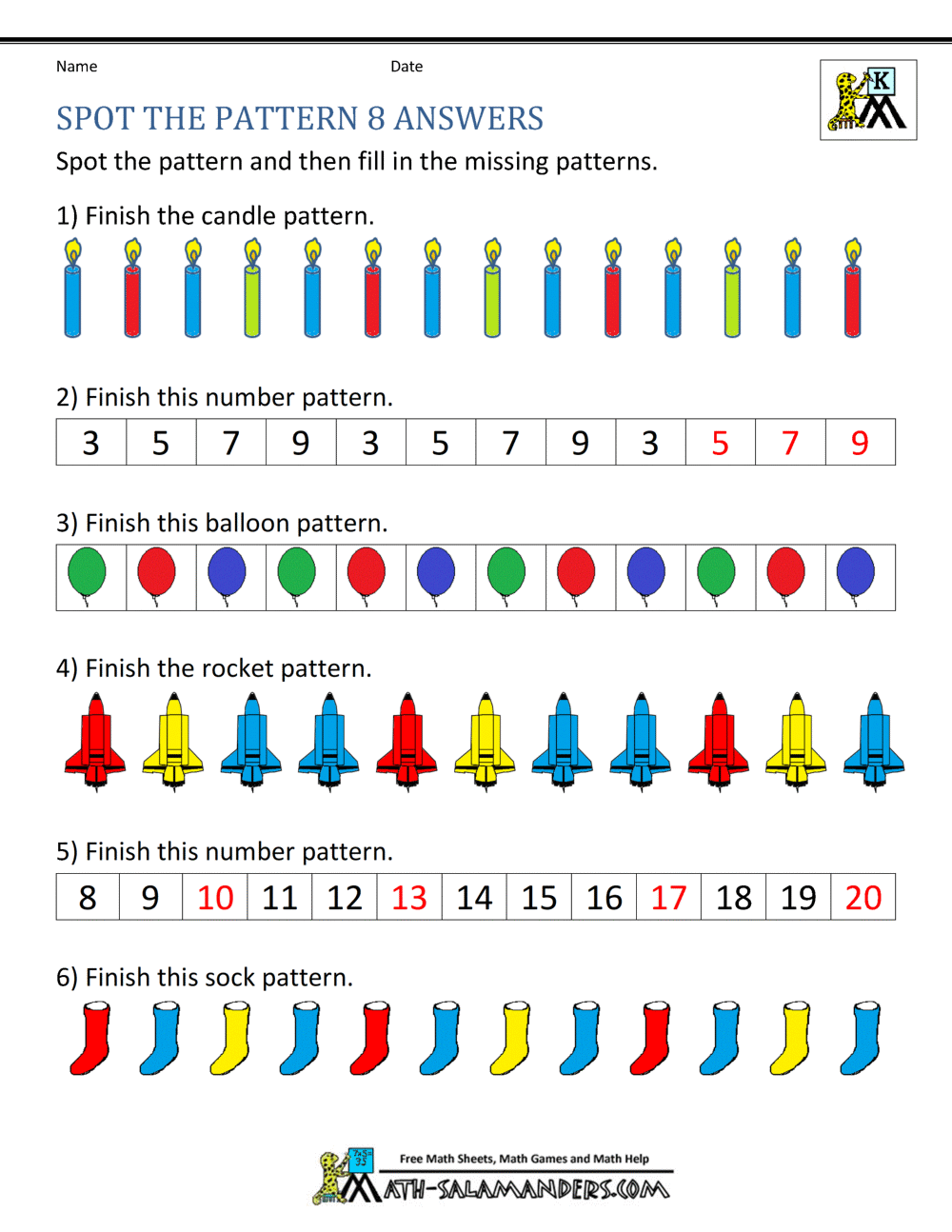 Pattern Activities For Preschoolers And Kindergarteners ABCmouse