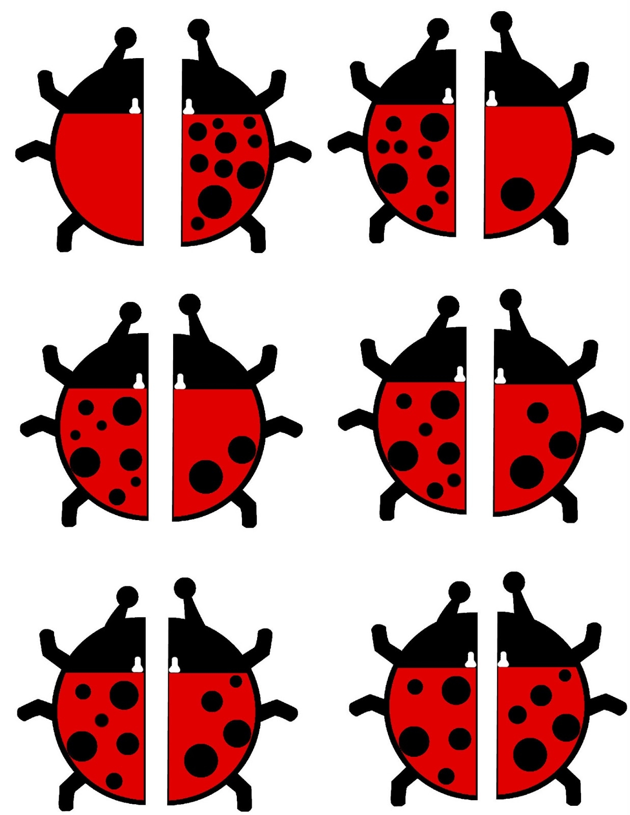 FREE Ladybug Math Activity Ladybug Spots Counting Activity