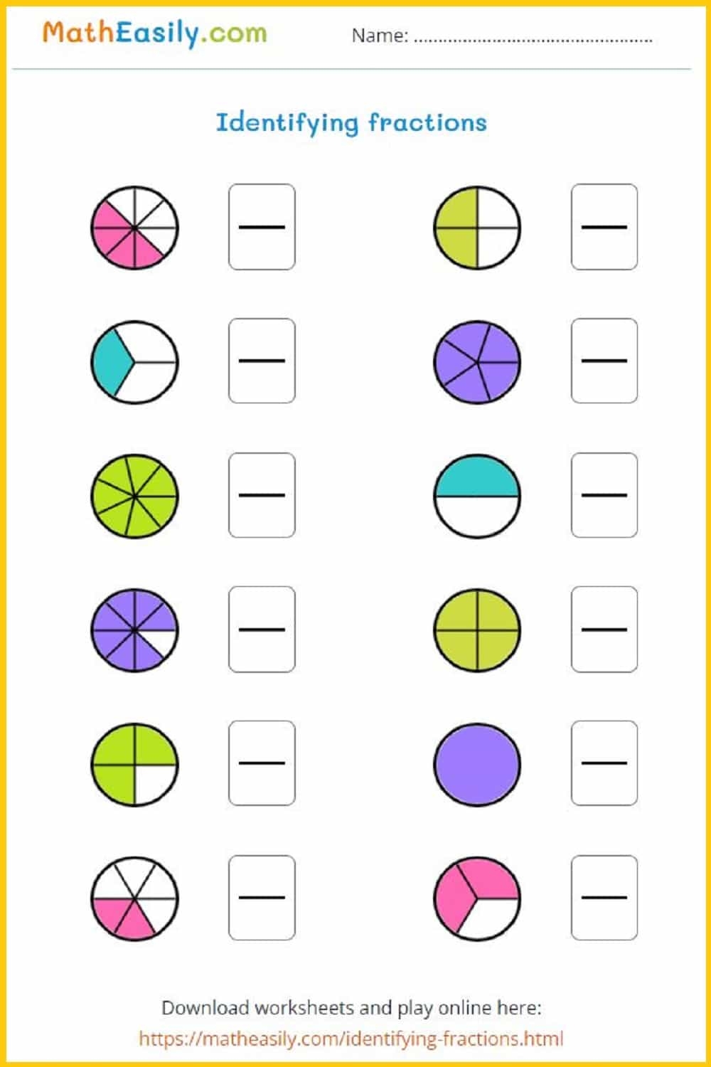 Free Math Worksheets Auto Generated With Answers