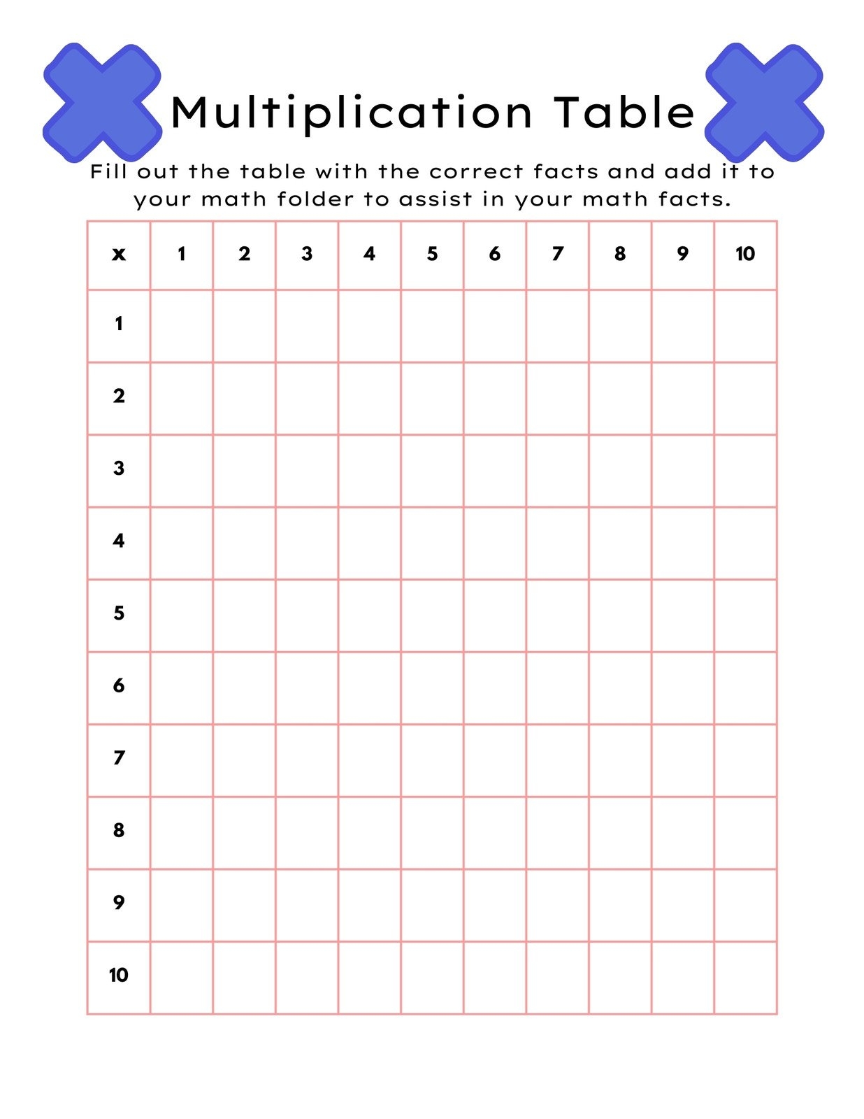 Free Multiplication Worksheet To Use And Print Canva Free Multiplication Worksheet To Use And Print Canva