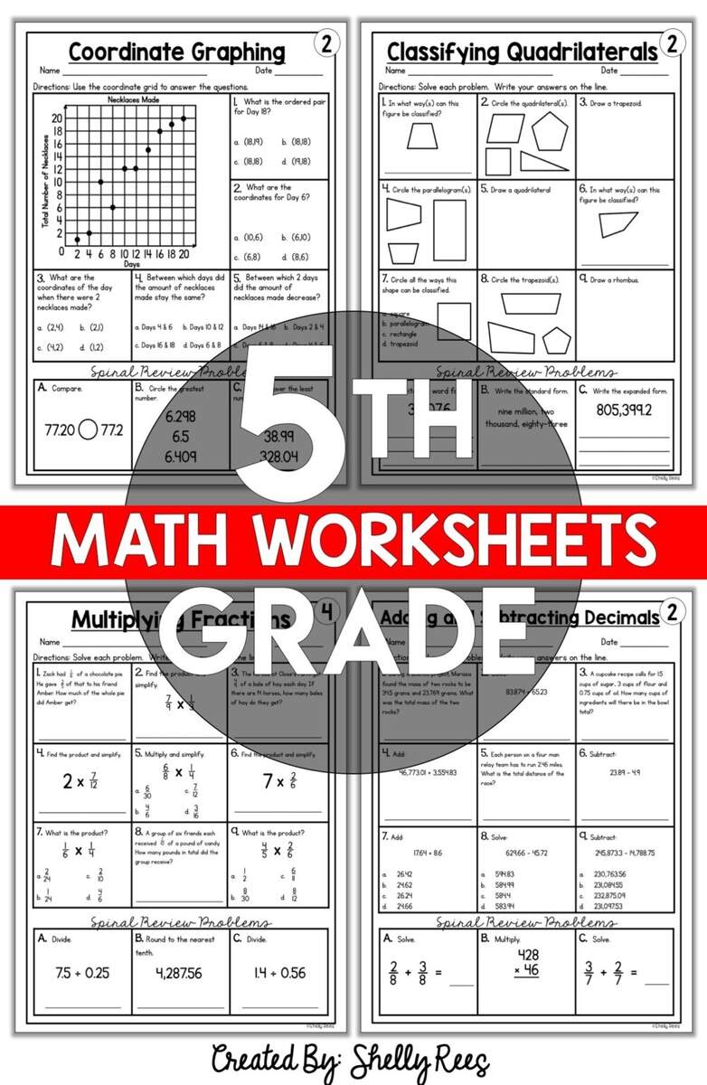 Free Printable 5th Grade Common Core Math Worksheets Appletastic Learning Adding And Subtracting Fractions Worksheets