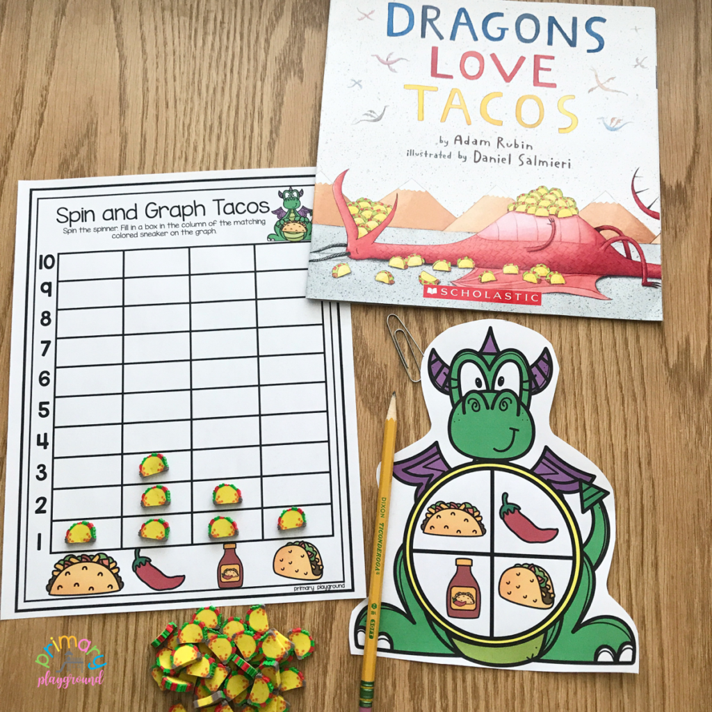 Free Printable Dragon Tacos Spin And Graph Primary Playground Free Printable Dragon Tacos Spin And Graph Primary Playground
