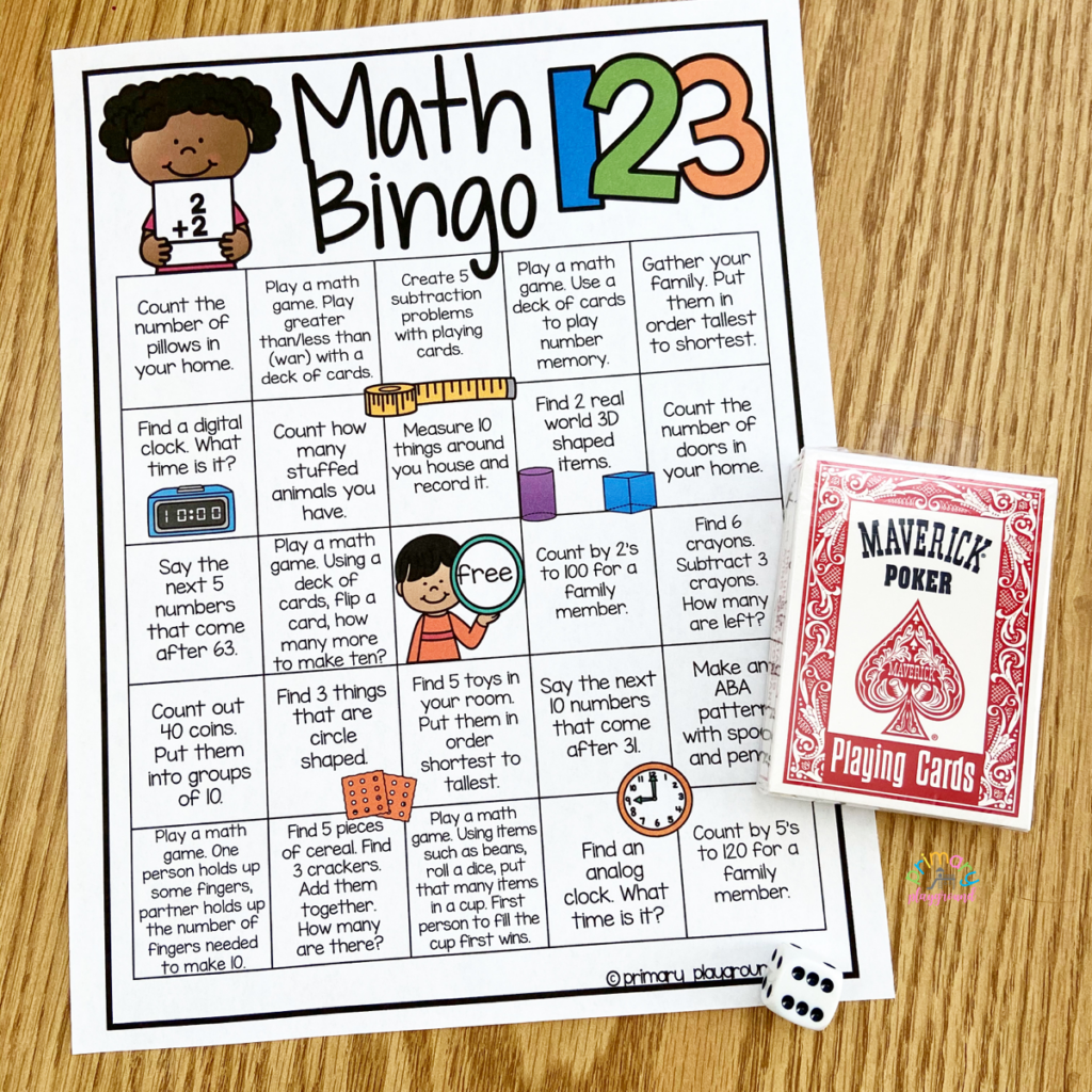 Free Printable Math Bingo Primary Playground Free Printable Math Bingo Primary Playground