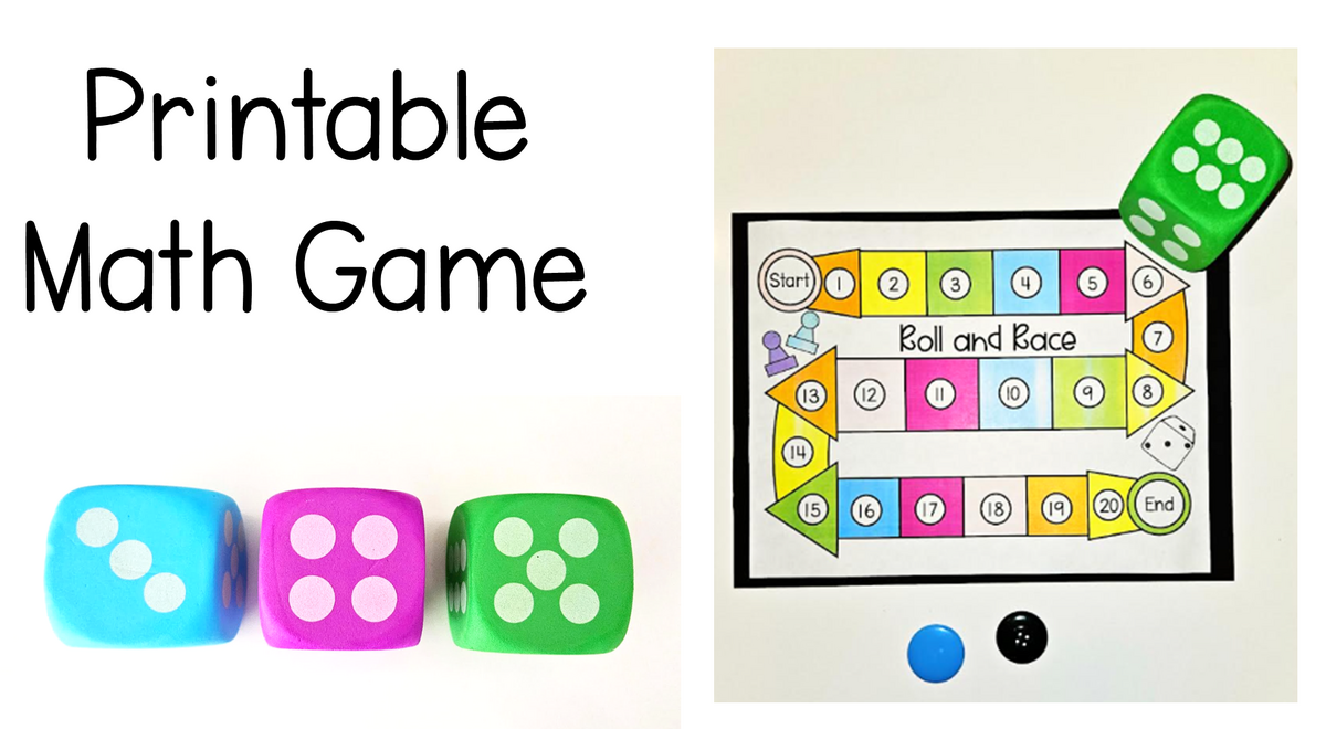 Free Printable Math Game For Preschool And Kindergarten Play Learn Inspire Free Printable Math Game For Preschool And Kindergarten Play Learn Inspire
