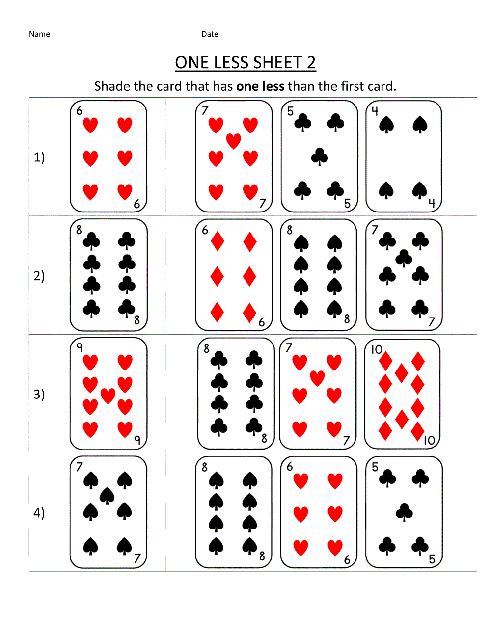 Free Printable Maths Games Free Printable Maths Games